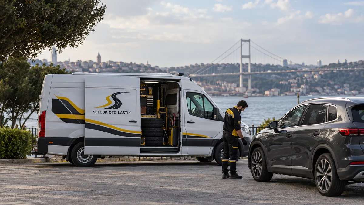 İstanbul’da mobil oto lastik hizmeti